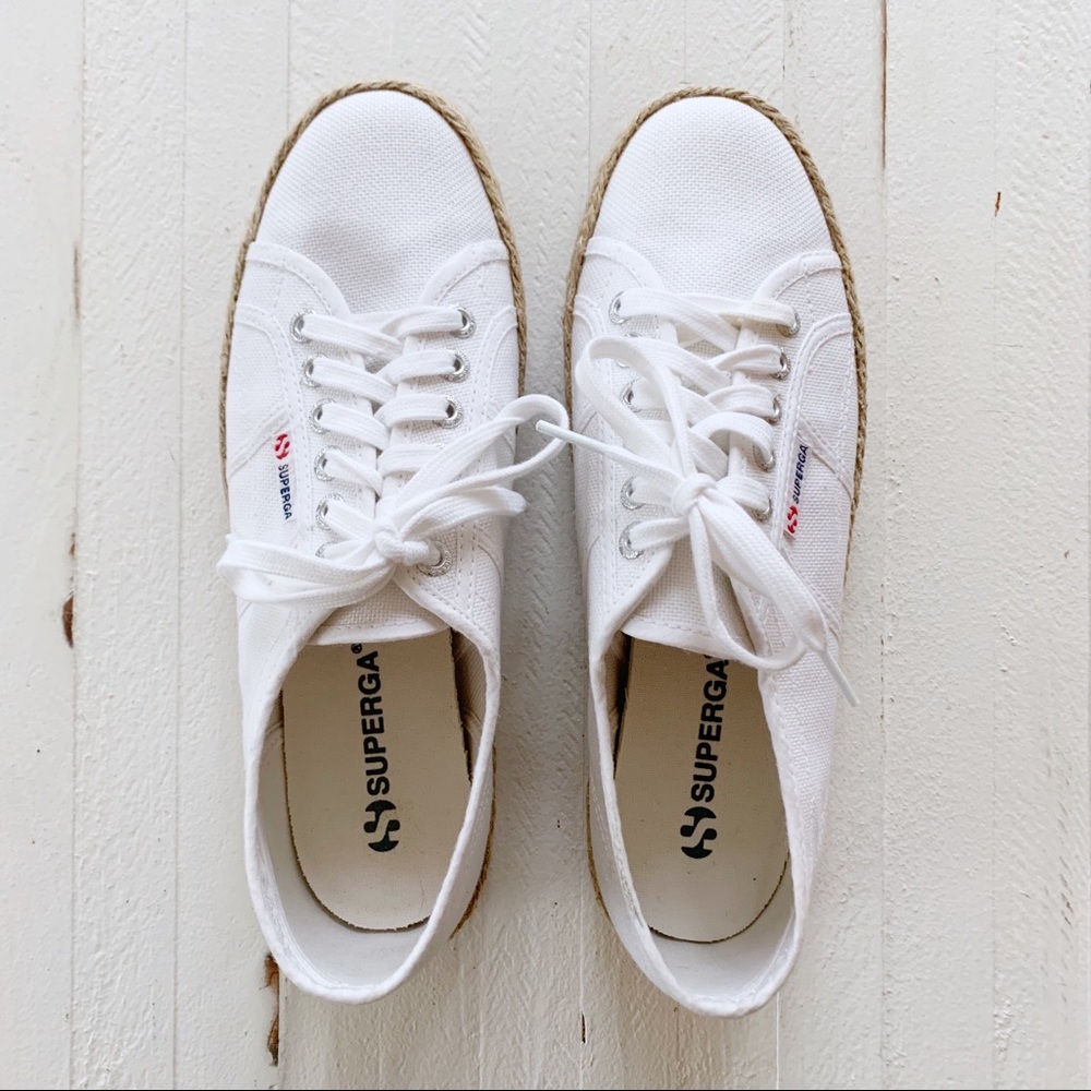 SOLD Superga White Sneakers Size 10